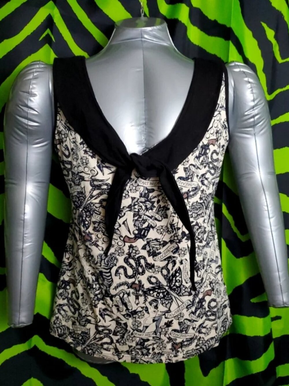 Jawbreaker Tattoo Top XL
